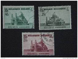 België Belgique 1938 Basiliek Koekelberg   Ocb Cob 481-483 O - Usados