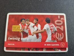 NETHERLANDS  ARENA CARD FOOTBAL/SOCCER  AJAX AMSTERDAM  HUNTELAAR/SUAREZ   €20,- USED CARD  ** 10371** - öffentlich