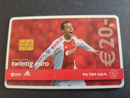 NETHERLANDS  ARENA CARD FOOTBAL/SOCCER  AJAX AMSTERDAM    €20,- USED CARD  ** 10372** - Public