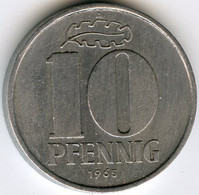 Allemagne Germany RDA DDR 10 Pfennig 1965 A J 1510 KM 10 - 10 Pfennig