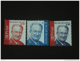 België Belgique Belgium 2004 Koning Roi Albert II Série Courante MVTM 3271-3273 MNH ** - 1993-2013 King Albert II (MVTM)