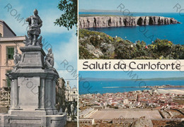 CARTOLINA  CARLOFORTE,CARBONIA-IGLESIAS,SALUTI,BELLA ITALIA,STORIA,CULTURA,RELIGIONE,MEMORIA,IMPERO,NON VIAGGIATA 1983 - Carbonia