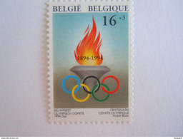 België Belgique 1994 Sport Zwarte Ring Verschoven Agneau Noire Déplacé COB 2540 Yv 2537 MNH ** - 1991-2020