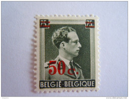 België Belgique 1941-42 Leopold III Met Opdruk Avec Surcharge Variëteit Yv COB 571-V2 MNH ** - 1931-1960