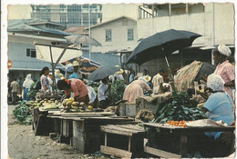 CPSM, Suriname , Market-View  Of The Central Market  At Paramaribo Ed. H.I. Hussain Ali , 1974 - Suriname