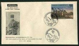 Türkiye 1972 Battle Of Commander-in-Chief, 50th Anniv | Fight Scene Mi 2266 FDC - Lettres & Documents