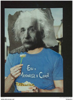 Carte Kaart Boomerang Belgique België Albert Einstein Eten = Mayonase X Chips2 Pub Universiteit Antwerpen - Nobelpreisträger