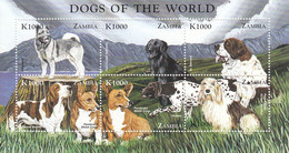 ZAMBIA 989-994,unused,dogs - Chiens