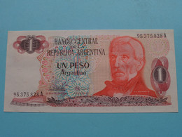 1 PESO Un ( 95.375.828A ) Banco Central De La Republica Argentina ( Voir / See > Scans ) UNC ! - Argentina