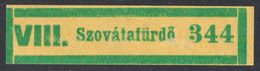 Szovátafürdő Sovata POST Office Internal Registered Label Vignette WW2 War HUNGARY Occupation ROMANIA Transylvania 1940 - Transilvania