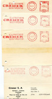 1965/74  4 Kaarten CUISINES CREMER SANITAIRE Eupen 1 Naar Sint Niklaas - Ref 375 - 1960-1979