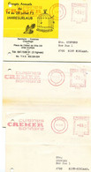 1966/74  4 Kaarten CUISINES JACOB CREMER SANITAIRE Eupen 1 Naar Sint Niklaas - Ref 376 - 1960-79
