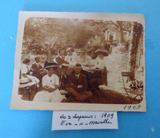 44 LA BAULE - DANS LE JARDIN DE LA VILLA - 1909 - FAMILLE LAUNAY - Plaatsen