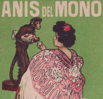 1898, Ramón Casas, « Anis Del Mono ». Femme Art Nouveau. Affiche. - Casas