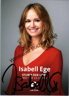 Original Autogramm Isabell Ege Sturm Der Liebe /// Autograph Signiert Signed Signee - Autographes