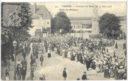 10  TROYES  CONCOURS  DE  PECHE DU  17 JUIN  1906  DEFILE  DES  PECHEURS - Troyes