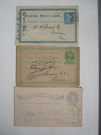 3x OLD CANADA STATIONARY - Brieven En Documenten