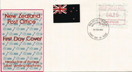 NOUVELLE-ZÉLANDE . Nouveau FRAMA ATM Stamp, émission 1986 - Brieven En Documenten
