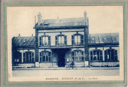 CPA - (62) MARQUISE - RINXENT - Aspect De La Gare En 1937 - Marquise