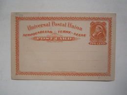 OLD NEWFOUNDLAND 2c UNUSED STATIONARY - Entiers Postaux