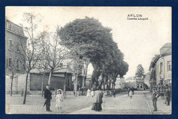 Arlon. Caserne Léopold. Rue Godefroid Kurth. A Droite Café Léopold. 1913 - Arlon