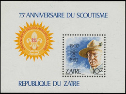 BL52**(1169) - Scoutisme / Scouting / Pfadfindertum - Baden Powell - ZAÏRE - Unused Stamps