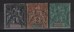 Oceanie - N°1+2+4 - Obliteres - Cote 16.50€ - Used Stamps