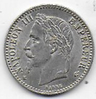 Napoléon III -   50 Cent.  1864A - 50 Centimes