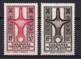 Ghadames Timbres Poste Aérienne N°1* & 2* Neufs Charnières TB Cote : 40.00€ - Unused Stamps