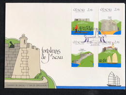 MACAU 1986 10TH ANNIVERSARY OF THE SECURITY FORCES OF MACAU FDC - FDC