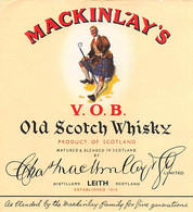 014246 "MACKINLAYS V.O.B.-OLD SCOTCH WHISKY - PRODUCT OF SCOTLAND - DISTILLERES LEITH 1815" ETICHETTA III QUARTO XX SEC. - Whisky