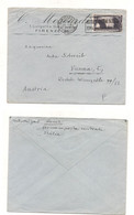 G690 DECENNALE MARCIA £1 Isolato 1933 Roma Austria Tariffa Accordo Portorose - Marcophilia
