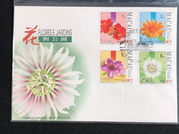 MACAU 1993 FLOWERS & GARDENS II FDC - FDC