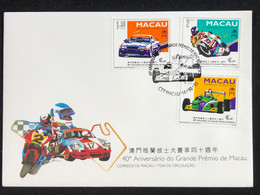 MACAU 1993 40TH ANNIVERSARY OF THE MACAU GRAND PRIX FDC - FDC