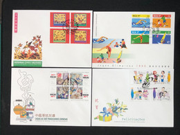 MACAU LOT OF 4 FDC ALL FINE - FDC