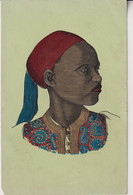 EGYPT - Excellent Embossed Artcard Of Young Femail - Active Service & Censors Imprint 1916 - Undivided Rear - Africa