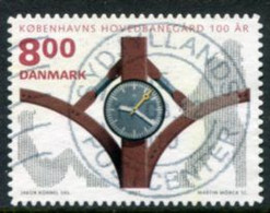 DENMARK 2011 Copenhagen Main Railway Station Centenary 8 Kr. Booklet Perforation Used.  Michel 1670 C - Used Stamps