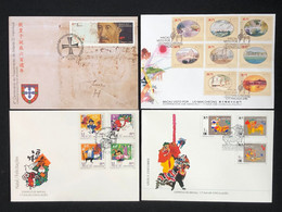 MACAU LOT OF 4 FDC ALL FINE - FDC