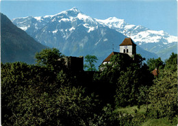 Ringgenberg - Kirche Mit Sulegg Und Schwalmen (34405) - Ringgenberg