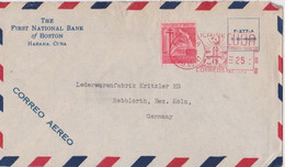 Habana Dec 1950 - Letter Sent To Köln Germany - Cartas & Documentos