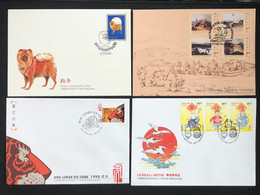 MACAU LOT OF 4 FDC ALL FINE - FDC