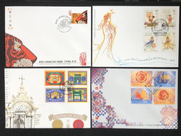 MACAU LOT OF 4 FDC ALL FINE - FDC