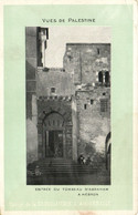 PC JUDAICA, ENTRÉE DU TOMBEAU D'ABRAHAM, Vintage Postcard (B41930) - Judaisme