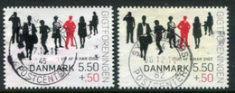 DENMARK 2011 Rheumatism Association  Booklet Perforation Used.  Michel  1628C, 1633C - Used Stamps