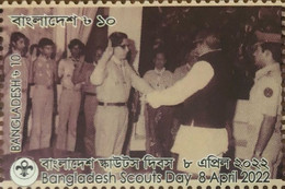 2022 Bangladesh Bangabandhu Sheikh Mujibur Rahman Becomes Scout Chief In 1975 1v MNH - Unused Stamps
