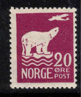 NORWAY 1925 20 Ore Air Amundsen's Polar Flight SG 172 HM #AHV7 - Nuevos