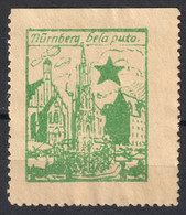 ESPERANTO Nürnberg Germany CHURCH CATHEDRAL - LABEL CINDERELLA VIGNETTE - Used - Esperanto