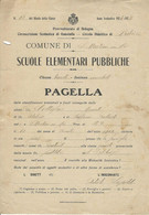 PAGELLA SCUOLE ELEMENTARI PUBBLICHE COMUNE DI SAN MARTINO IN RIO 1925 - Diploma's En Schoolrapporten