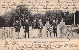 CPA - FRONTIERE - Col Du Bonhomme - Route De Colmar - Kaysersberg à Plainfaing - Fraize Et Saint Dié - Uniforme - Vélo - Dogana