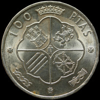 LaZooRo: Spain 100 Pesetas 1967 UNC - Silver - 100 Peseta